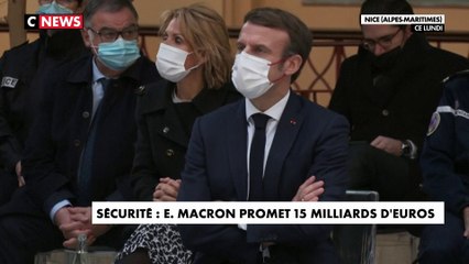 Sécurité : Emmanuel Macron promet 15 milliards d'euros