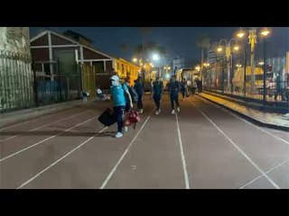 وصول المصري البورسعيدي لاستاد الإسكندرية لمواجهة بيراميدز