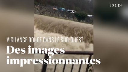 Download Video: Inondations dans le Sud-Ouest : deux départements en alerte rouge 