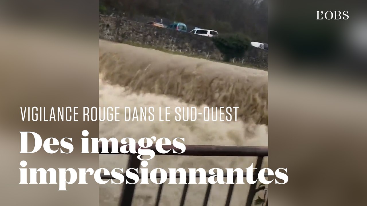 Inondations dans le Sud-Ouest : deux départements en alerte rouge "crues"