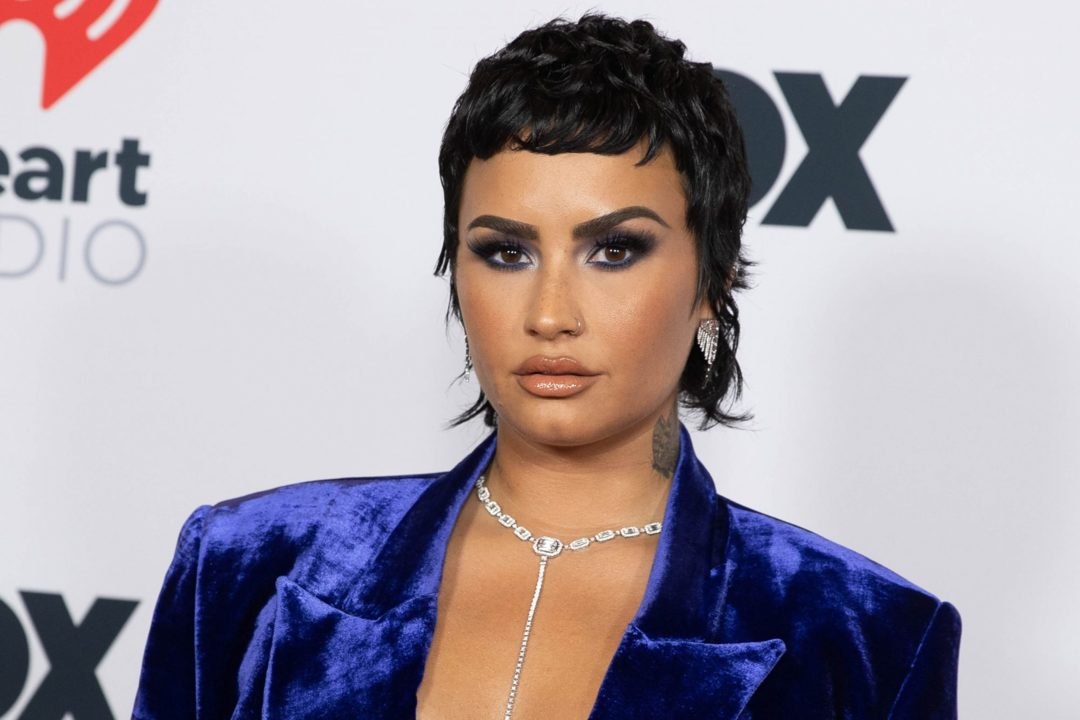 Demi Lovato Got a Huge Spider Tattoo on the Side of Their Head