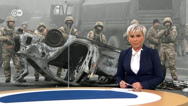 Подавление протестов в Казахстане: как Путин помог Токаеву. DW Новости (10.01.2022)