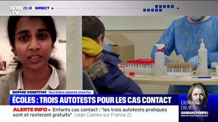 Sophie Venetitay (SNES-FSU): "Sur la façon dont on protège les personnels et les élèves, [Jean Castex] n'a apporté aucune réponse"