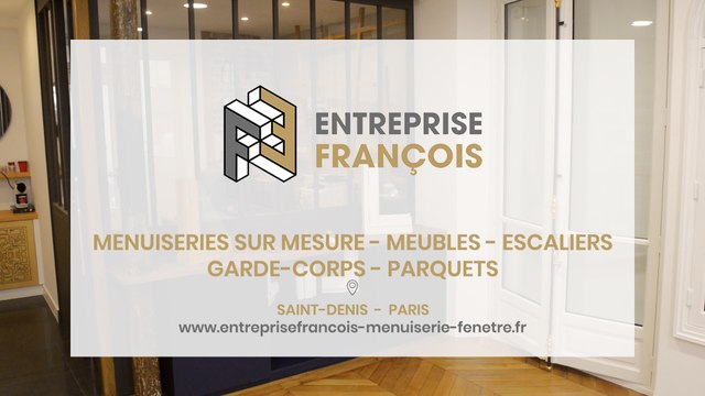 Entreprise François, menuiseries sur mesure, meubles, escaliers à Saint-Denis.
