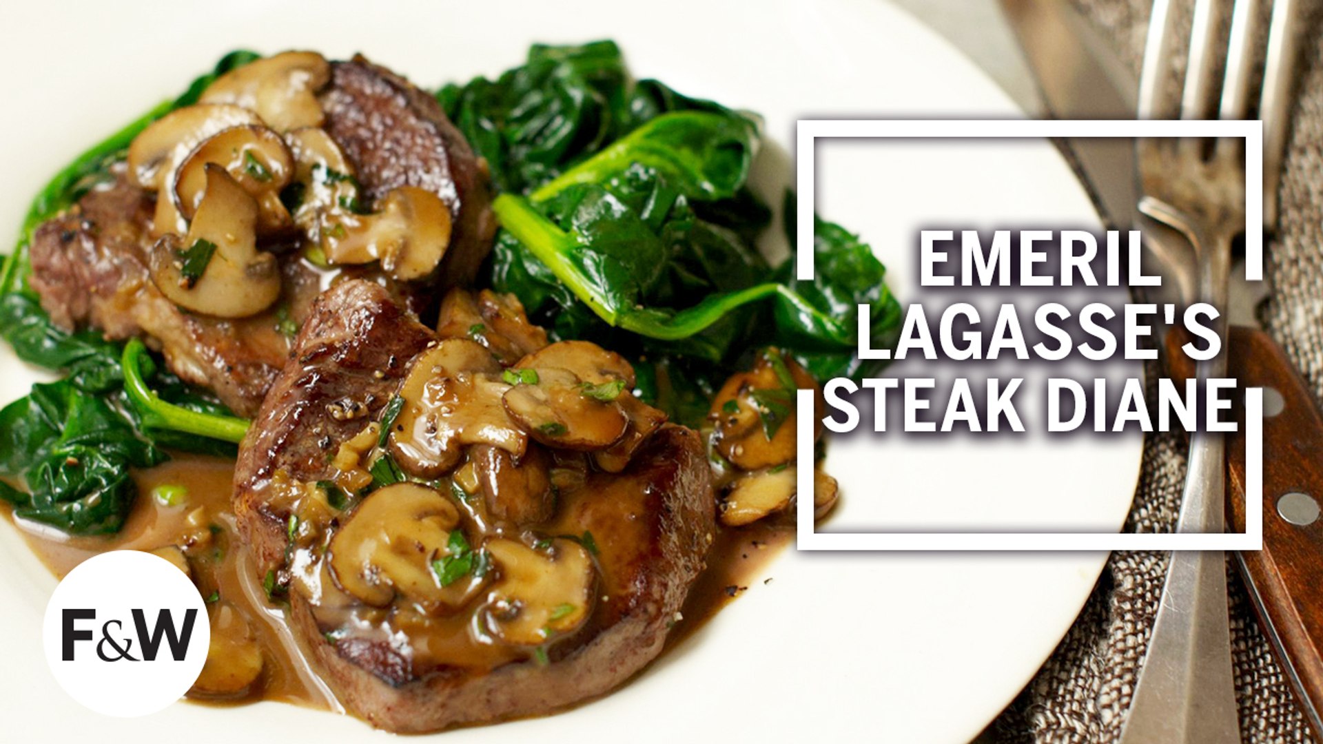 Emeril Lagasse's Steak Diane - video Dailymotion
