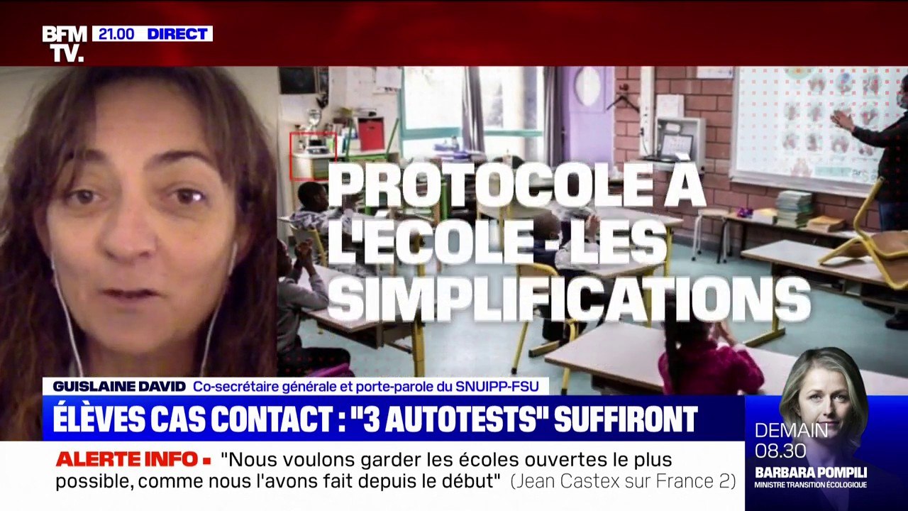 Guislaine David (SNUIPP-FSU): "Jean Castex ne nous rassure pas du tout, on va maintenir l'appel à la grève"