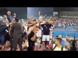 شيكابالا يغني مع جمهور الزمالك : أبطال على مين تعالوا شوفوا التالتة يمين