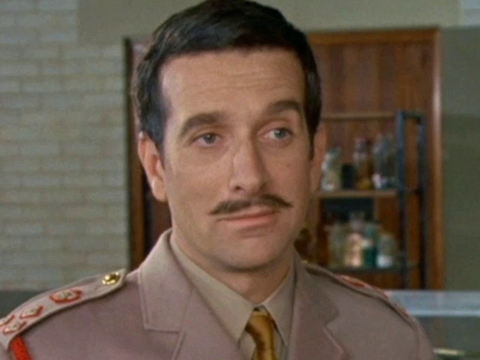 Rehearsal with Nicholas Courtney