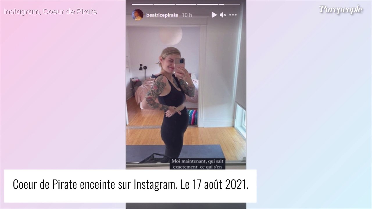 Coeur de Pirate enceinte : dernière photo de son ventre avant l'accouchement
