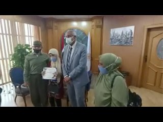 تحدت كل الإعاقات.. الأولى على الثانوية العامة دمج تحصل على درع جامعة المنصورة