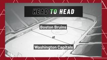 Washington Capitals vs Boston Bruins: Moneyline