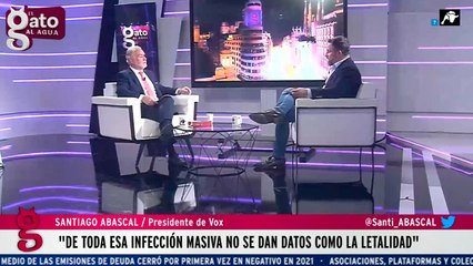 Mejores momentos Santiago Abascal en El Gato al Agua | 10/01/22