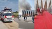 حريق في قاعة مهرجان الجونة الرئيسية ومصابون وإسعاف على «الريد كاربت» المتفحمة