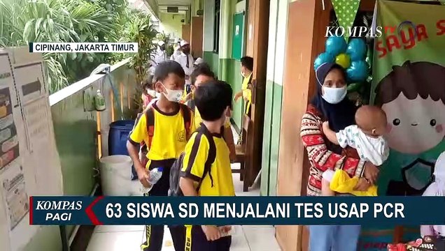 Sebelum Mengikuti PTM, 63 Murid SDN Cipinang Muara 01 dan Tenaga Pendidik Dites PCR