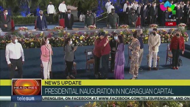 Inauguration ceremony of Nicaraguan President Daniel Ortega