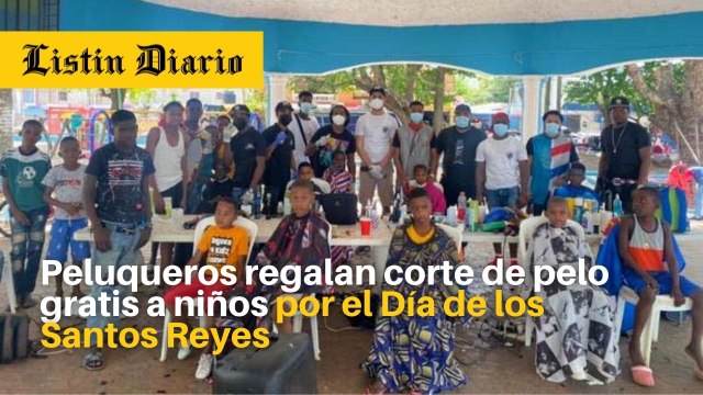 Peluqueros regalan corte de pelo gratis a niños por el Día de los Santos Reyes