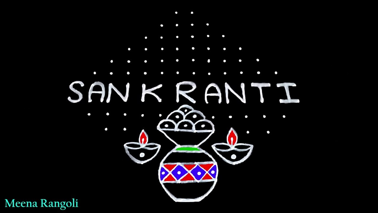 happy sankranti rangoli designs - makara sankranthi rangoli designs - sankranthi muggulu