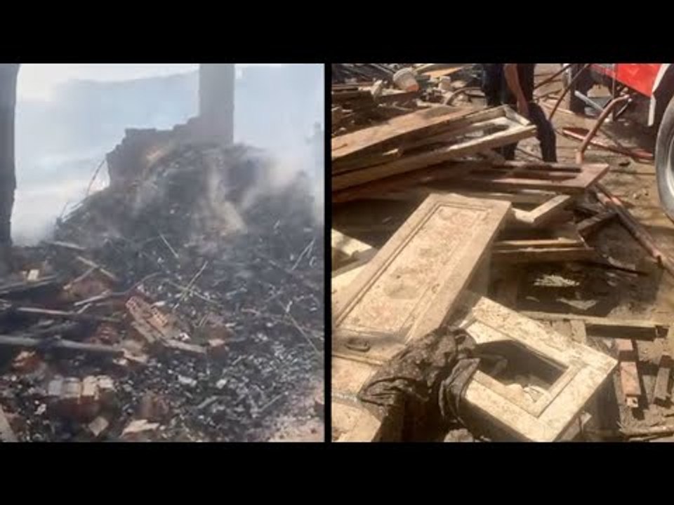 حريق ضخم يلتهم مخزن أخشاب في الشرابية لقرابة 4 ساعات.. 18 سيارة إطفاء للسيطرة