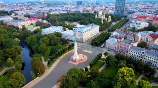 Walking Across RIGA - Incredible Trip to Latvia 4K With Soothing Music