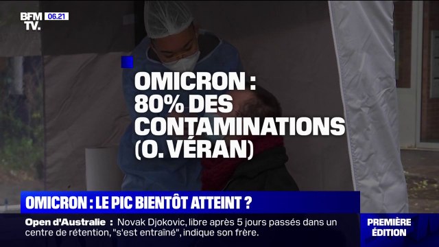 Covid-19: le pic de la vague Omicron bientôt atteint?