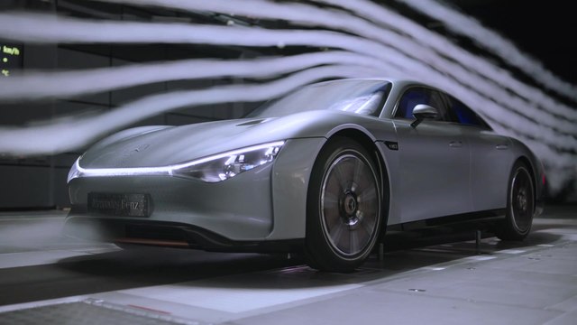 Mercedes-Benz VISION EQXX in the Wind Tunnel