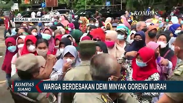 Pemprov Jabar Siapkan 72.000 Liter Minyak Murah di Operasi Pasar Murah, Warga Rela Desak-desakan