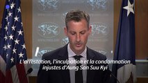 Condamnation d'Aung San Suu Kyi: Washington dénonce un 