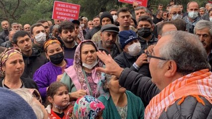 Aydınlılar siyanürlü altın için sondaja karşı ayaklandı