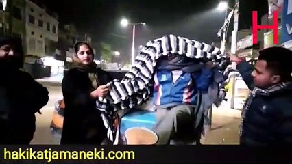 Bihar Police's feat - distribute a lot of blankets to the poor