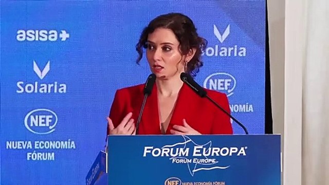 Ayuso: Seguiremos con las políticas de la Comunidad de Madrid, siempre criticadas por el Gobierno de Sánchez