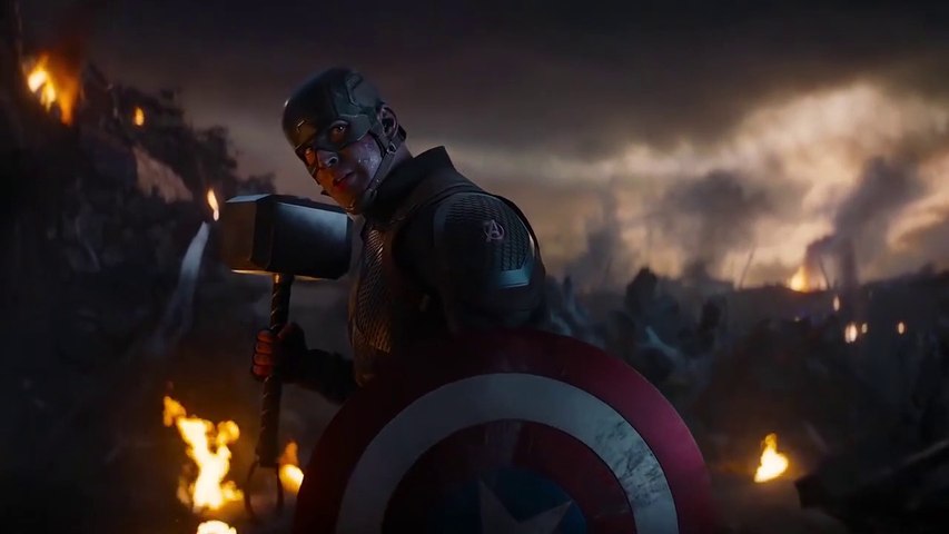Captain America vs Thanos Fight Scene