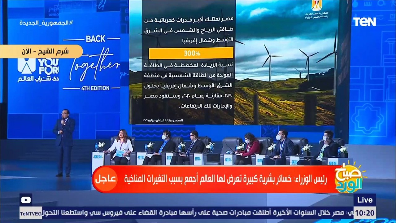 رئيس الوزراء: مصر ستكون من أسرع أسواق الطاقة غير الكهرومائية ومن أكبر 5 دول لانتاج الطاقة المتجددة