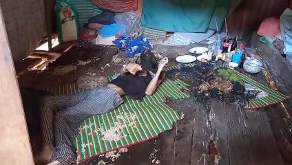 หนุ่มใหญ่ป่วยโปลิโอเชื่อว่าตนมีองค์ทำพิธีเรียกกุมารไฟไหม้เสียชีวิตคาที่นอน(มีคลิป)