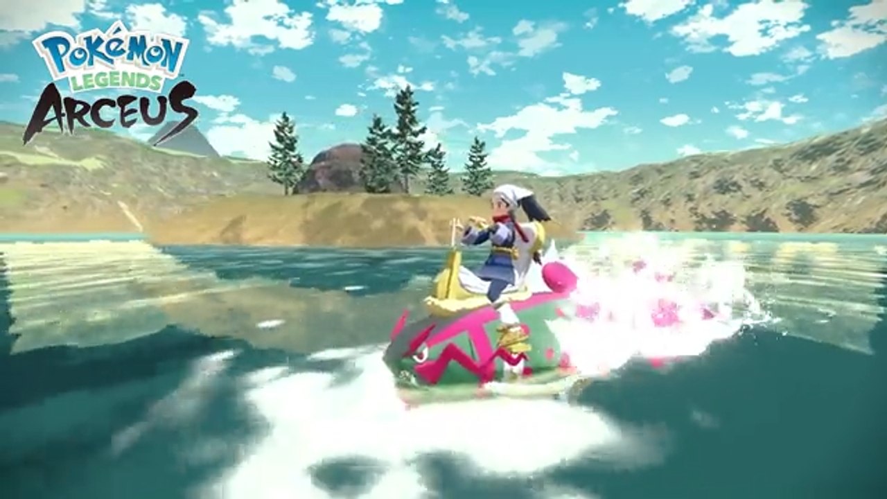 Trailer des montures sur Pokémon Legends Arceus