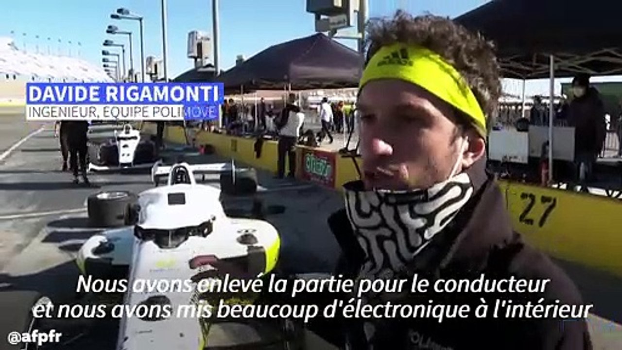 Des voitures de course sans pilotes s’affrontent sur un circuit de Las Vegas