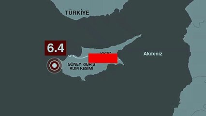 SON DAKİKA: AFAD, Kıbrıs açıklarındaki 6,4'lük depremin sesini paylaştı