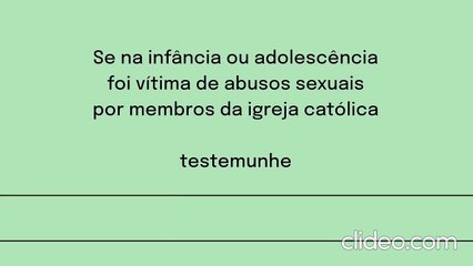 Comissão pede a vítimas de abuso sexual na Igreja que denunciem crimes