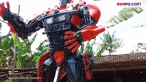 Replika robot buatan warga Imogiri, Bantul