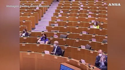 Quando Sassoli commosso ringraziava l'Europarlamento: "Abbiamo fatto funzionare l'Unione europea"