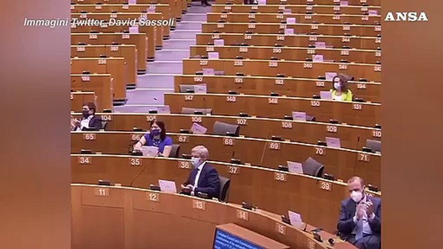 Quando Sassoli commosso ringraziava l'Europarlamento: Abbiamo fatto funzionare l'Unione europea