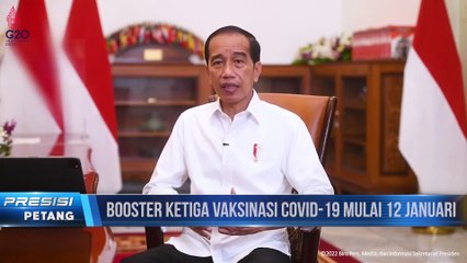 Presiden Jokowi Umumkan Vaksinasi Booster Gratis Untuk Masyarakat