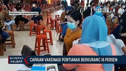 Capaian Vaksinasi Pontianak Turun dari 83 Menjadi 67 Persen