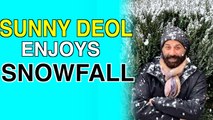 Sunny Deol enjoys snowfall in Manali, shares video