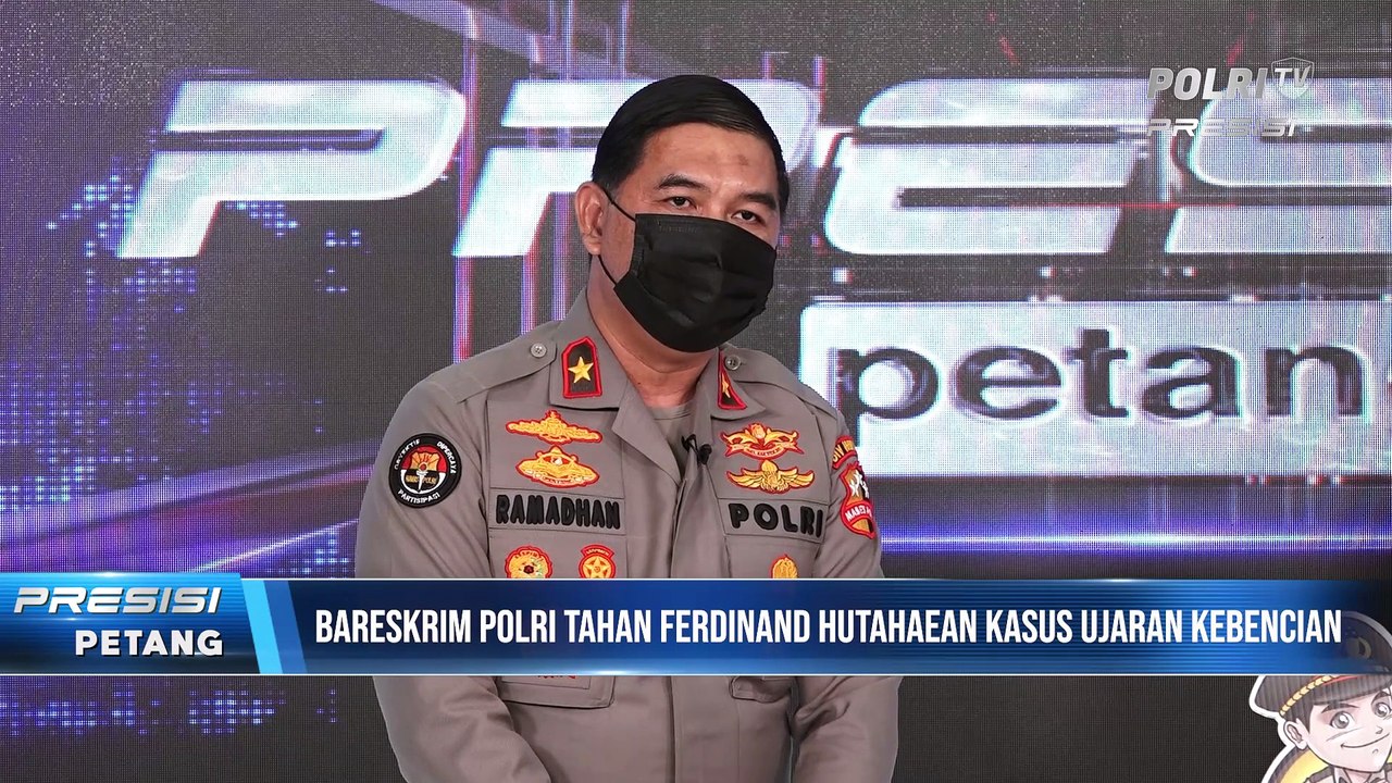 DIALOG BERSAMA BRIGJEN POL AHMAD RAMADHAN TERKAIT JALANNYA PEMERIKSAAN HINGGA FERDINAND HUTAHAEAN YANG AKHIRNYA DINYATAKAN SEBAGAI TERSANGKA