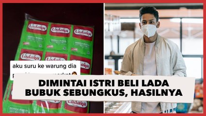 Kocak! Pria Ini Diminta Istri Beli Lada Bubuk Sebungkus, Hasilnya Malah Begini