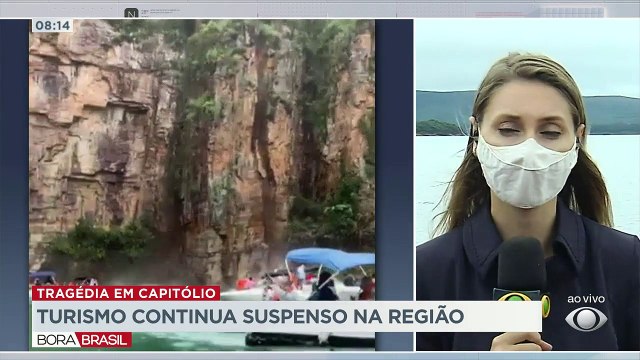 O turismo continua suspenso em Capitólio, Minas Gerais, após o acidente que terminou com 10 mortes.