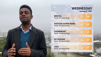 Daily Weather Report for Bristol 11 January
