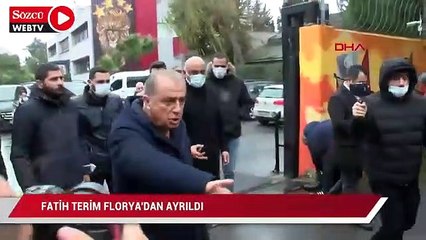 Fatih Terim Florya'dan ayrıldı