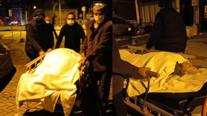 Hastaneye ambulansla geldi, eve sedyeyle döndü