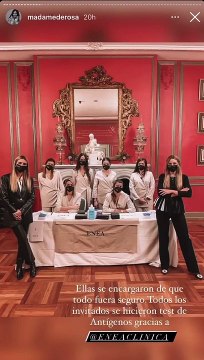 Las historias que Madame de Rosa subió a Instagram de su propio cumpleaños. Orgullosa, ella.